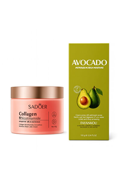 Belora Pachet revitalizare ten - Cremă colagen și gel curățare cu avocado