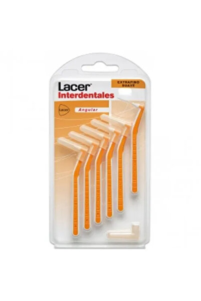 Lacer Periuță interdentară portocalie extra-subțire moale 0,5 mm