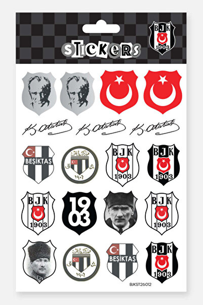 Beşiktaş Sticker Set Ataturk - Licensed Original