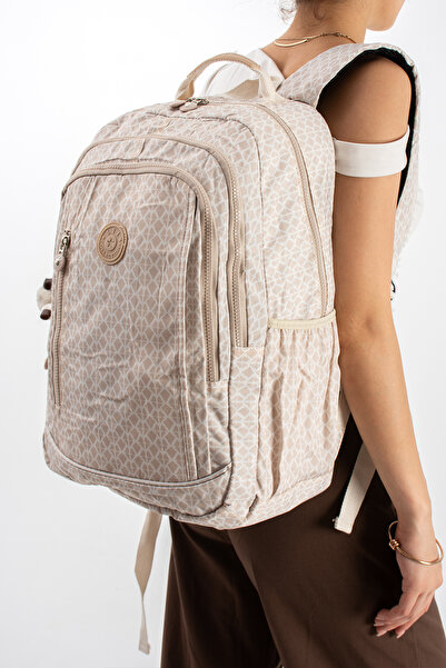 KIRASE Imported Fabric Healthy Waterproof Large Size Backpack with Laptop Com...