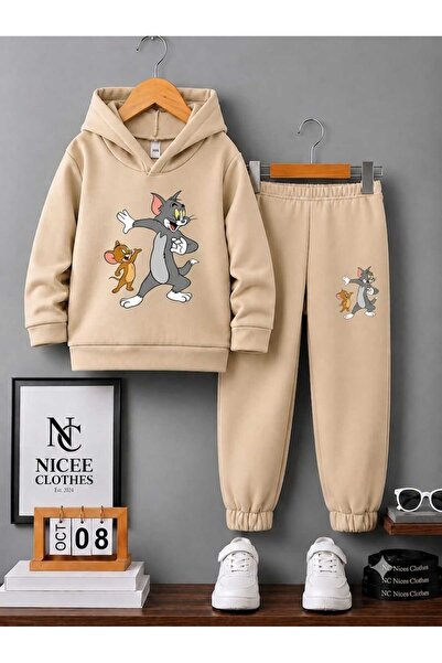 Generic Brand Children's Unisex Tracksuit Set (Dancing Tom and Jerry Printed ...