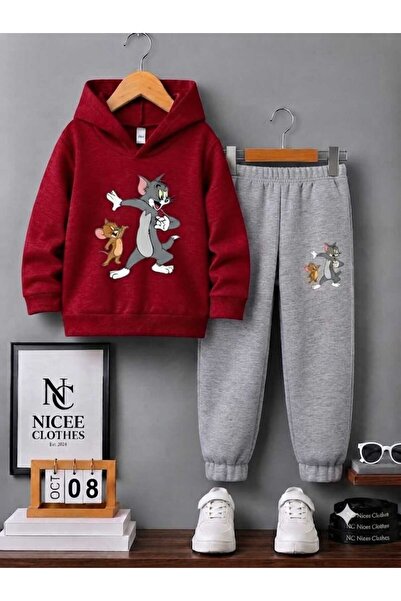 NC Nicee Clothes Children's Unisex Tracksuit Set (Dancing Tom and Jerry Print...