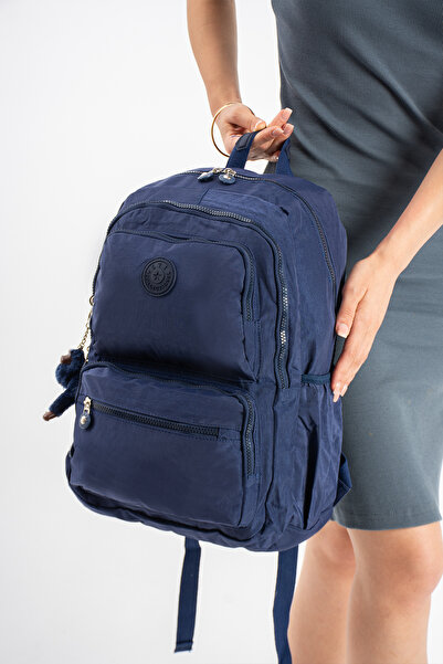 KIRASE Imported Fabric Healthy Waterproof Convenient Backpack with Laptop Com...
