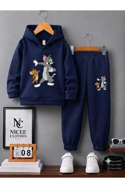 Generic Brand Unisex Tracksuit (Dancing Tom Jery Winter Print)