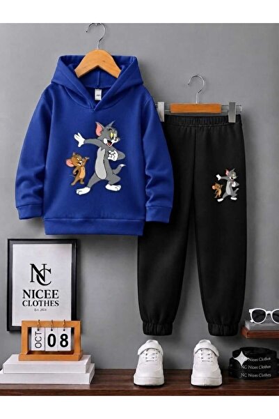 Generic Brand Unisex Tracksuit (Dancing Tom Jery Winter Print)