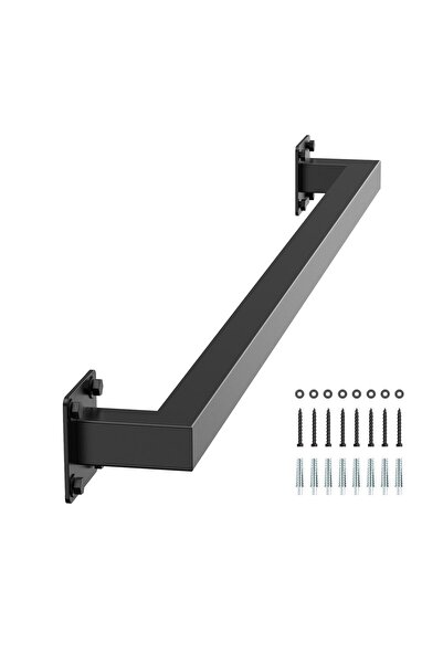 Vivatechnix Balustradă pentru scări, oțel, Negru mat, lungime 1215 mm, Tub pă...
