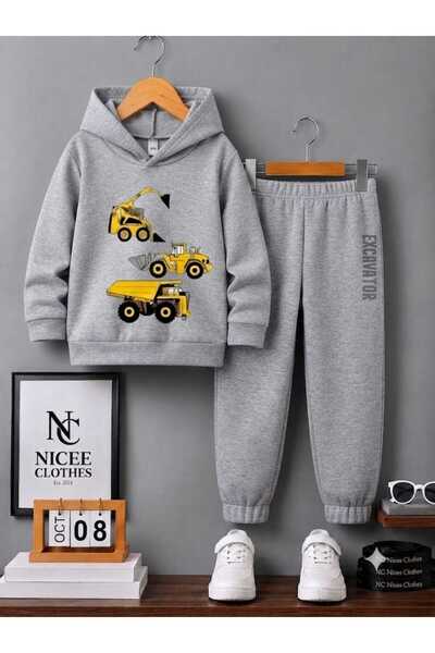 NC Nicee Clothes Unisex Track Suit (Exvator Printed Winter Wear)