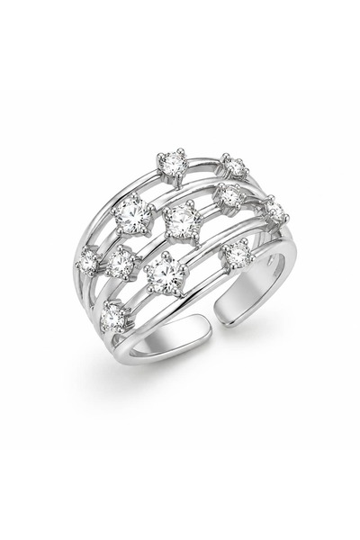 CHARMLUCKY Star Row Ring (Adjustable)