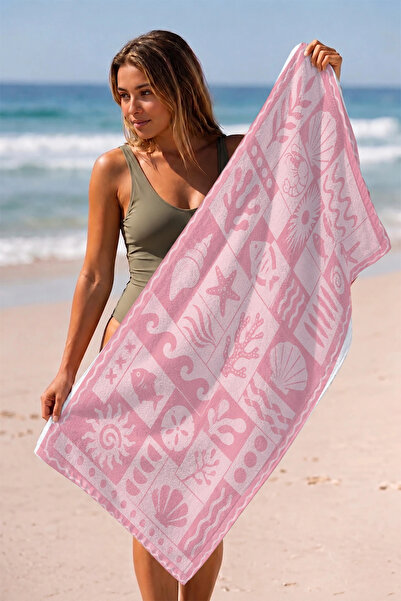 Valerine Life Prosop de plajă 70x140cm Piscină Spa Sauna Sport Bumbac Absorba...