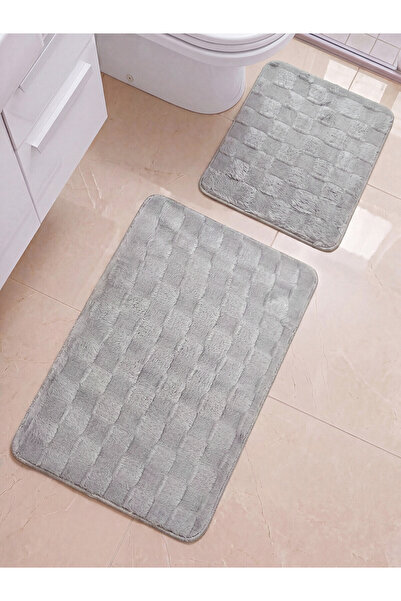 LC Waikiki Two Mt Shop Quality Patterned Bath Mat Set of 2