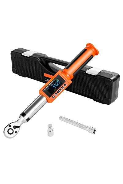 OMS Cheie dinamometrică digitală cu clichet, 3/8 inch, 0-135 Nm, prelungitor,...