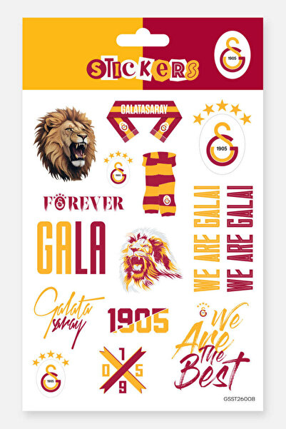 Galatasaray Sticker Seti We Are Gala - Lisanslı Orijinal