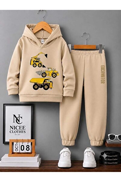 NC Nicee Clothes Unisex Track Suit (Exvator Printed Winter Wear)