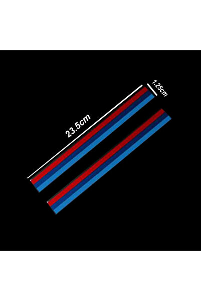 Choice 1SET 2Pcs Tricolor Stripe Waterproof Sticker, Vinyl Decal for Car Side...