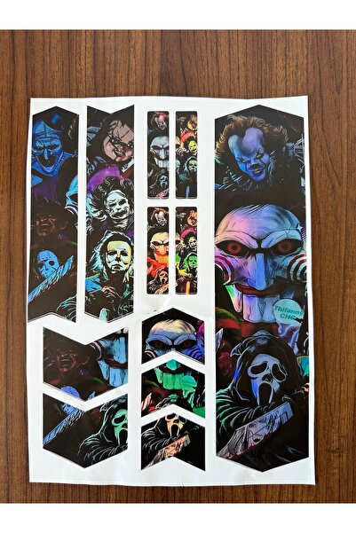 Limitless Design Bisiklet Sticker Seti kaplama 22x30 cm