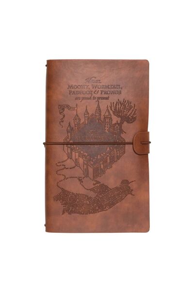 Erik Harry Potter Marauder Map travel notebook