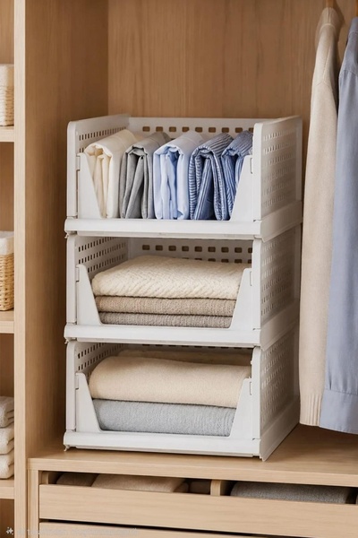 Kitchen Beauty 3 Adet Çok Amaçlı Kayar Raf Fonksiyonel Kıyafet Eşya Aksesuarı Düzenleyici Hareketli Raf Katlanır Organizer