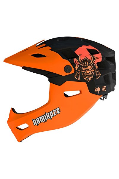 Kamikaze Casca integrală Ronin Orange - Mărimea M
