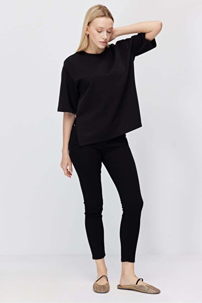 PAULMARK Women's High Waist Skinny Trousers