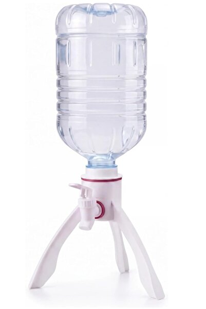 Kitchen Beauty 5 Litre Pet Şişe Uyumlu Demonte Ayaklı Su Sebili - Basınç Dengeli Masaüstü Su Musluk Aparatı, Piknik, Kamp ve Mutfak