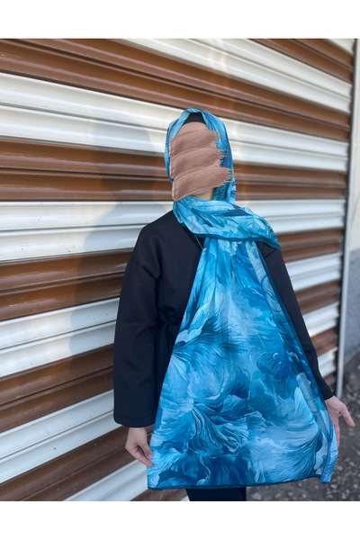 Nakişce شال حرير فوال بنمط أهنك