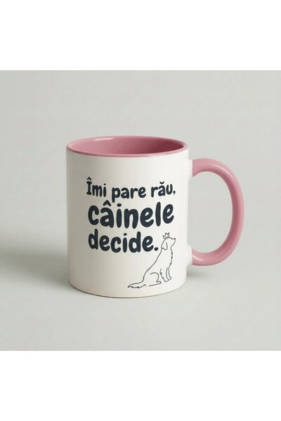 Petgifts Cana Cadou Personalizat Amuzanta Cu Mesaj Caine "Imi Pare Rau, Caine...