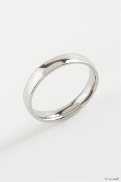 ZERO LAND Spt-Gld Steel Wedding Ring 4 (131704) mm 21