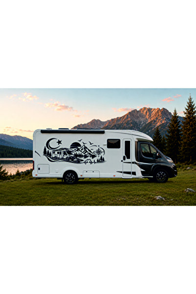 Birim Matbaa Caravan Safari Tour Auto Sticker (115X57 cm)