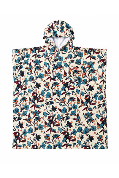 Asva Home Printed Towel Poncho, Unisex, 80X100 Oversized Beach, Pool and Afte...