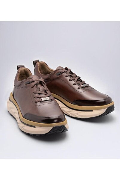 MARCOMEN 23459 Men's Lace-Up Genuine Leather Casual Sneaker Shoes