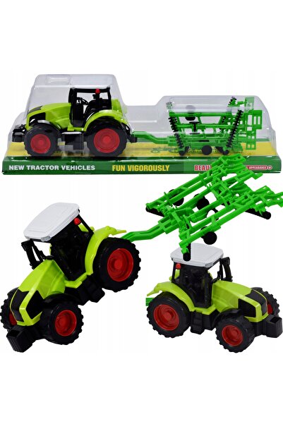 Skleplolki TRACTOR TRACTOR AGRICOL SET CU REMORCA VAGON FARMER MASINA PENTRU ...