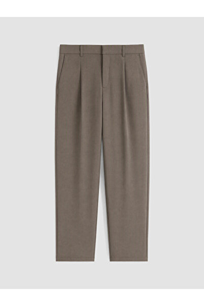 LC Waikiki Lcw Vision Brown Polyviscon Men's Pleated Trousers