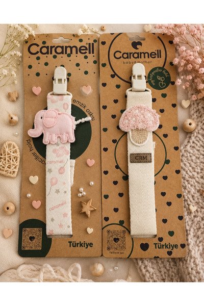 Caramell Emzik Askısı 2 li set