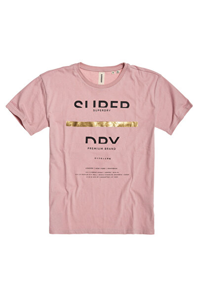 SUPERDRY Γυναικείο κοντομάνικο μπλουζάκι S
