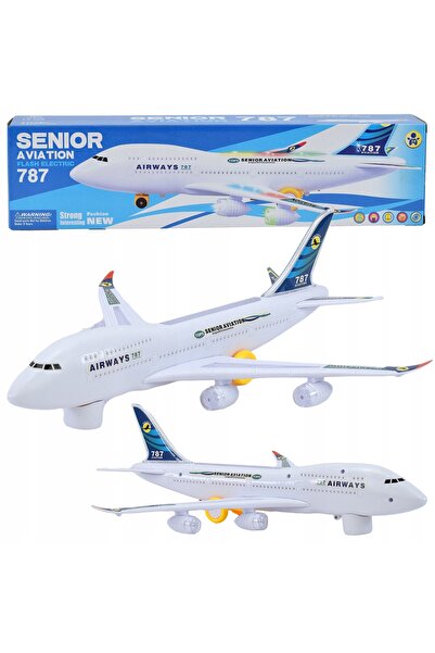 Skleplolki AVION PASAGER INTERACTIV, SE MIȘCĂ, JUCĂRIE CU LUMINĂ ȘI SUNET 787...
