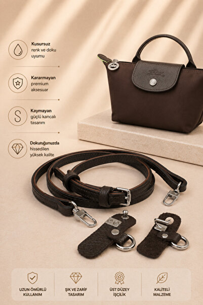 Wibego Will Good Be Mocha Longchamp Askı Le Pliage Uyumlu Çanta Askısı , Kadı...