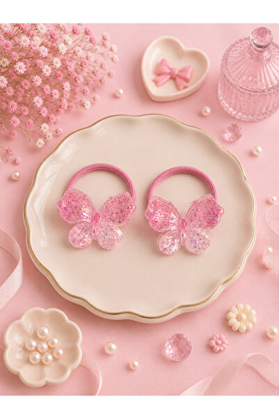 Generic Brand 2-Piece Butterfly Hair Clip Set for Girls, Knitted Hair Clips, ...