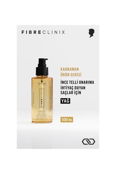 Schwarzkopf Ince Telli Saçlar Için Onarım Yağı 100ML | Light Oil