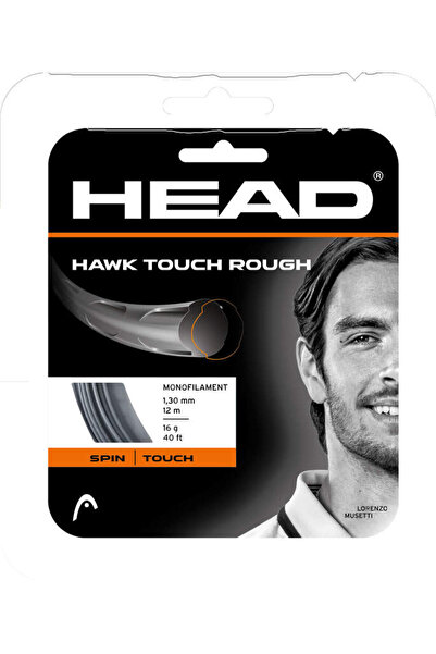 HEADATERM HAWK TOUCH ROUGH 1.30mm/200m BLACK ΧΟΡΔΗ TENNIS HEAD
