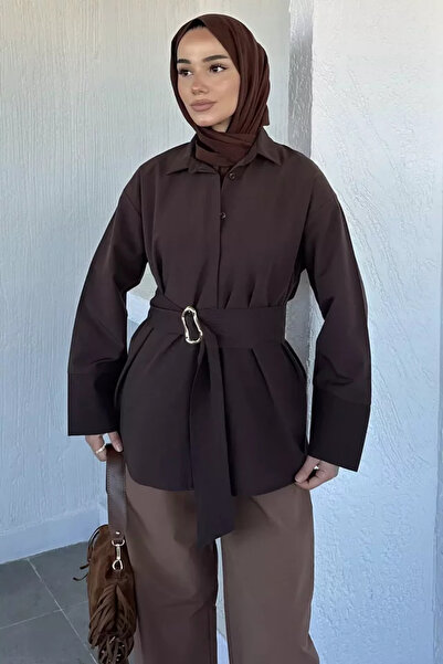 TOZLU Halter Belted Hijab Tunic