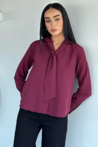 TOZLU Scarf Detailed Shirt