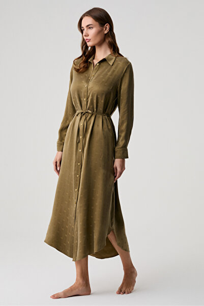 Penyemood Cupro Shirt Dress