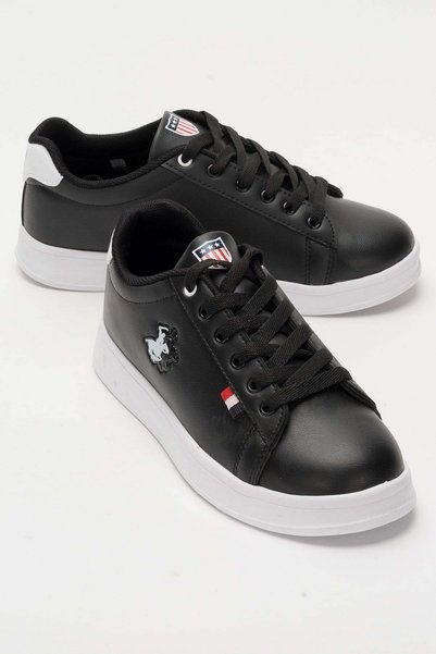 Jagulep Unisex Sneaker Sports Shoes Black - White