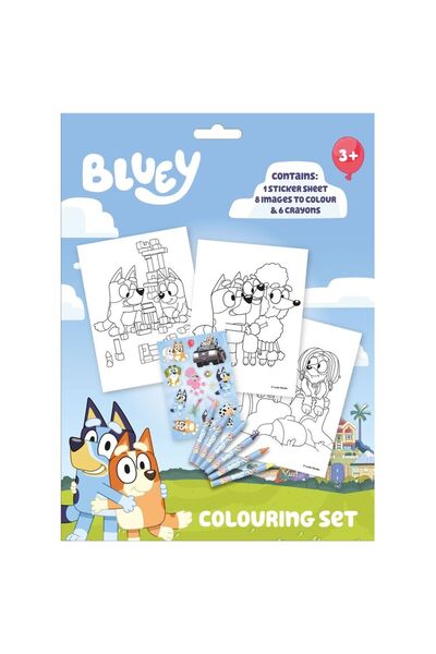KIDS LICENSING Bluey coloring set