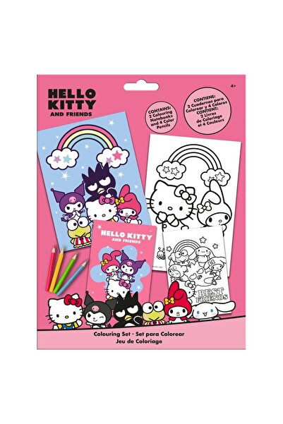 KIDS LICENSING Hello Kitty and Friends colouring set