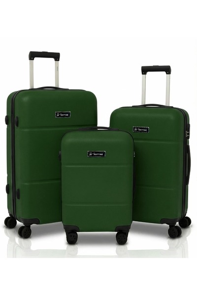 Hayyak HYK-02 Set of 3 Luggage| ABS Hardside Trolley| Cabin-20 Inch, Medium-2...