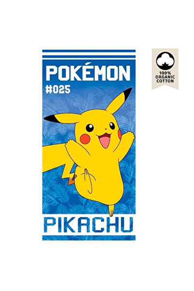 Nintendo Prosop de plajă Pokemon Pikachu din bumbac