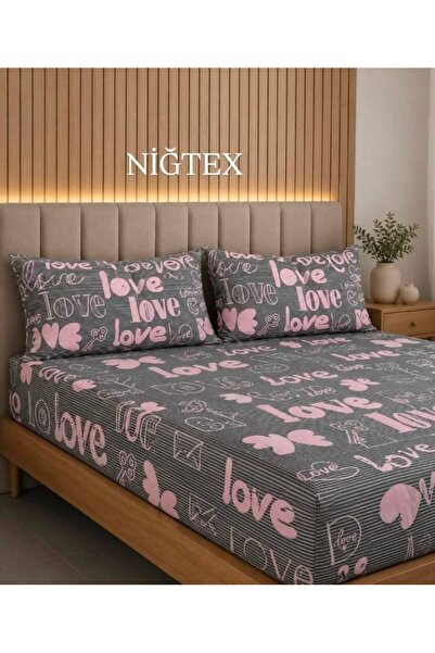 Bercetekstil Battal Size Elastic Sheet Set 180 X 200
