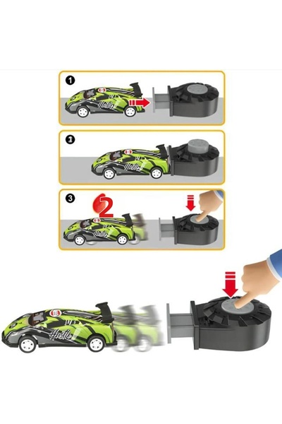NW NessiWorld Loc57069 Pull and Drop Race Car
