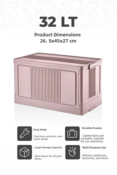 NESS HOME Single Layer Expandable Foldable Multi-Purpose Clothing Storage Box...